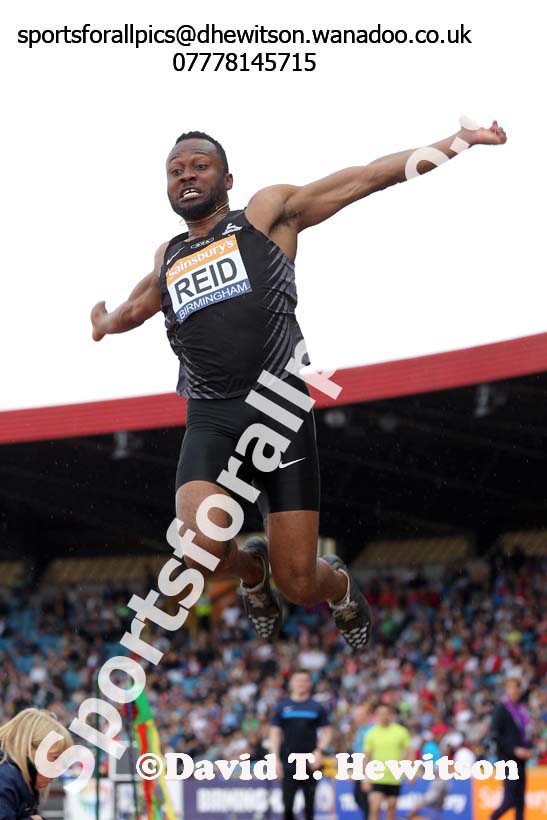 Mens long jump, Sainsbury's British Champs, Alexander Stadium, Birmingham. Photo: David T. Hewitson/Sprts for All Pics